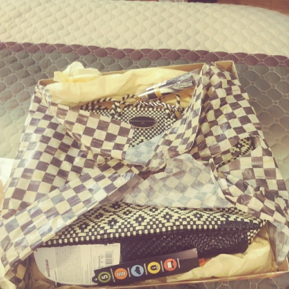 McKenzie Childs large tote bag - Picture 3 of 3